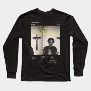 Earl Sweatshirt - Doris Tracklist Album Long Sleeve T-Shirt